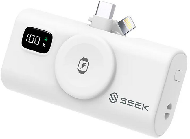 SEEK 三合一迷你快充口袋電源Pro, PW-517, 白色