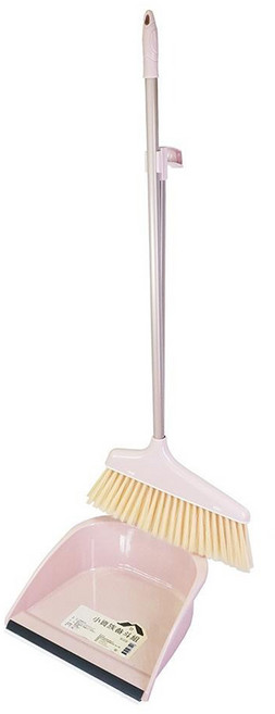 巧巧 小資族畚斗組 畚斗24.5 x 68 x 24cm + 掃把25 x 76 x 2.5cm, 顏色隨機, 1組