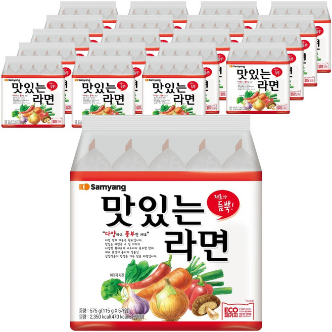 삼양 맛있는라면 115g, 20개