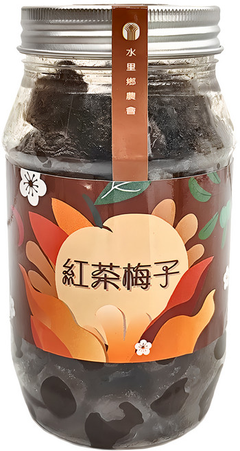 水里鄉農會 紅茶梅子, 330公克, 330g, 1罐
