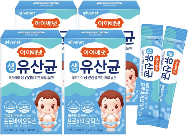 아이배냇 생유산균, 60g, 4개