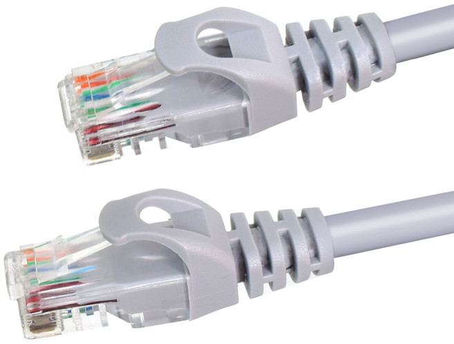 홈플래닛 고급형 UTP CAT6 랜선 랜케이블 10M, 그레이, 1개