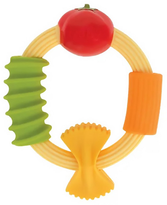 Nuby 固齒器, 義大利麵造型 多色, 1個