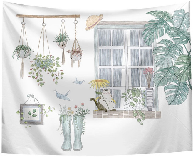 半島良品 居家裝飾掛布, 午后窗邊