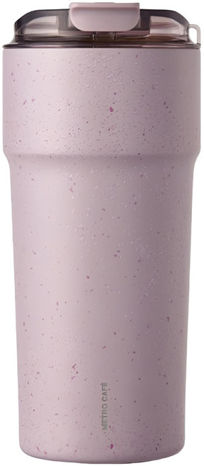 LocknLock 樂扣樂扣 MetroCoffee 陶瓷保溫杯, 1個, 650ml, 紫色