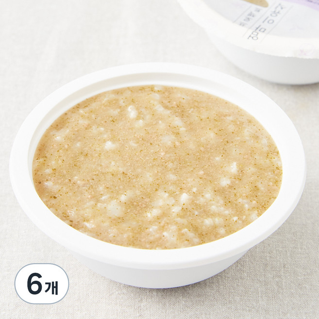 엘빈즈 중기2 7~10개월 엄마이유식 프로젝트 한우듬뿍 배추죽, 180g, 6개, 혼합맛(한우/배추)