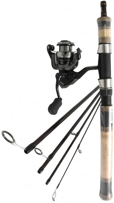 okuma 寶熊釣具 VOYAGER SELECT 旅行者 翹班竿 並繼 送捲線器 可超取 路亞竿 偷跑竿 旅行竿 五節並繼, 軟木柄