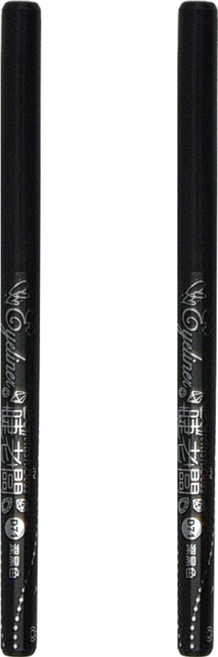 EyelashBoss 睫老闆 超防水旋轉免削式眼膠筆 D71 深黑色 2mm 極細芯, 2件