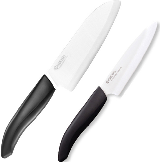 교세라 세라믹 칼 2종 세트, 1세트, 과도 BK FK-110WH + 식도 BK FK-160WH