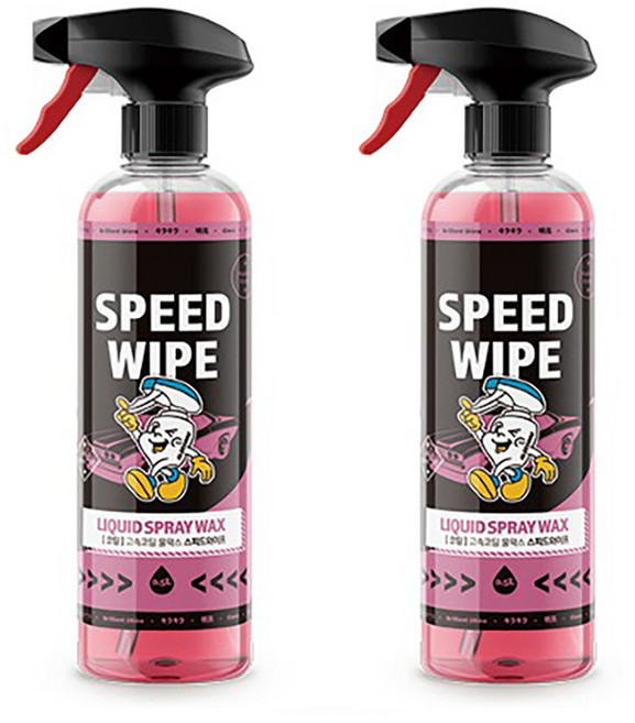 글로스브로 스피드와이프 차량용 코팅제, 500ml, 2개