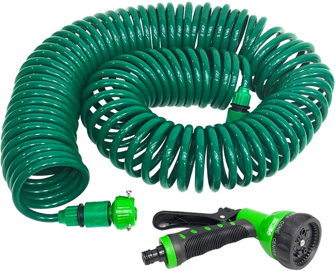 월드크린 꼬임방지 물호스 20m, 1개, 랜덤발송