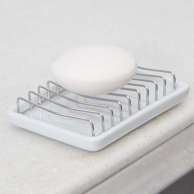 네이처안 도자기 304 스텐 비누받침 트레이, 1개