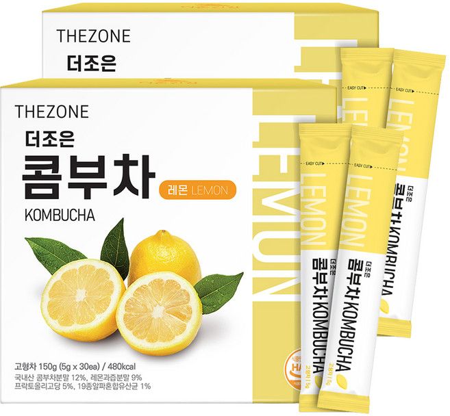 더존건강 더조은 콤부차 레몬, 30개입, 2개, 5g