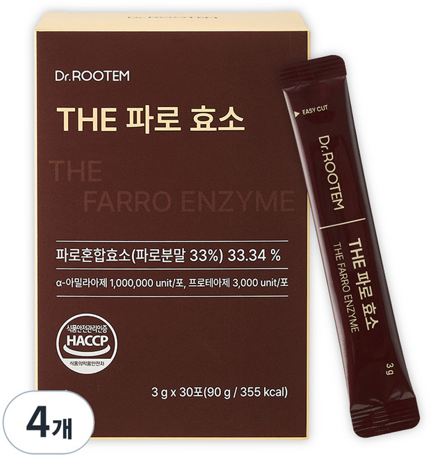 닥터루템 정품 THE 파로 효소 30p, 90g, 4개