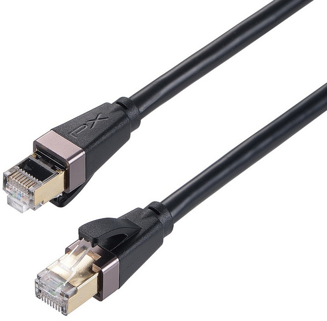 PX 大通 CAT8 網路線, 10m, 黑色, 1條