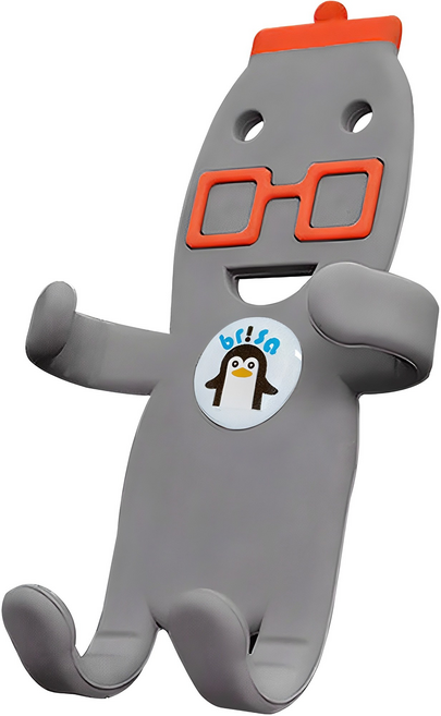 브리사 차량용 송풍구 핸드폰 거치대, 1개, 그레이군