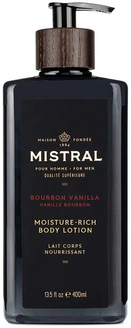 MISTRAL BODY 波本威士忌 身體保濕乳液, 400ml, 1瓶