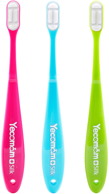 예꼬맘 실크 어린이 칫솔 2단계, 랜덤발송, 1개입, 3개