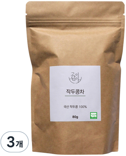 고이담아 유기농 작두콩차, 80g, 1개입, 3개