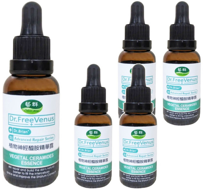 藝群 植物神經醯胺保濕精華露, 30ml, 5瓶