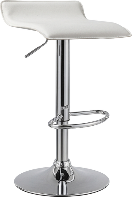 C-FLY 時尚家居 平板升降吧台椅 43 x 41 x 31cm 12kg, 白色, 1張