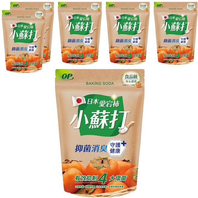 OP 日本愛宕柿小蘇打, 1kg, 6包