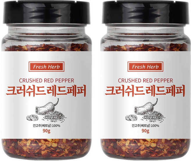 신선약초 크러쉬드 레드페퍼, 90g, 2개