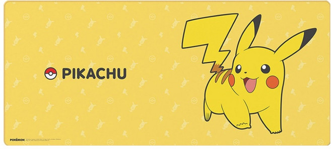 주연테크 포켓몬스터 유리섬유 게이밍 대형 마우스패드, 1개, 피카츄