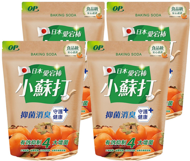 OP 日本愛宕柿小蘇打, 1kg, 4包