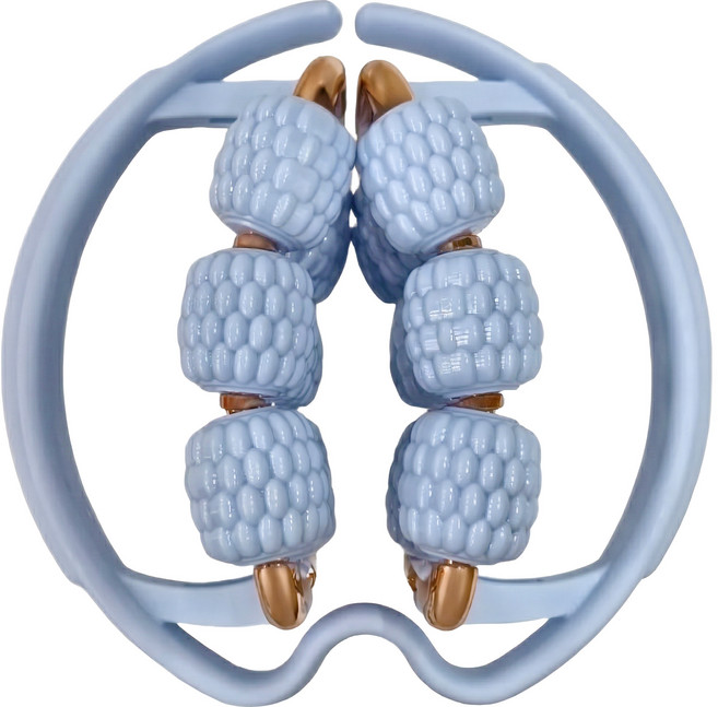 MICHAEL FITNESS 麥克健身 升級三層18輪夾腿按摩器, 晴空藍, 1個