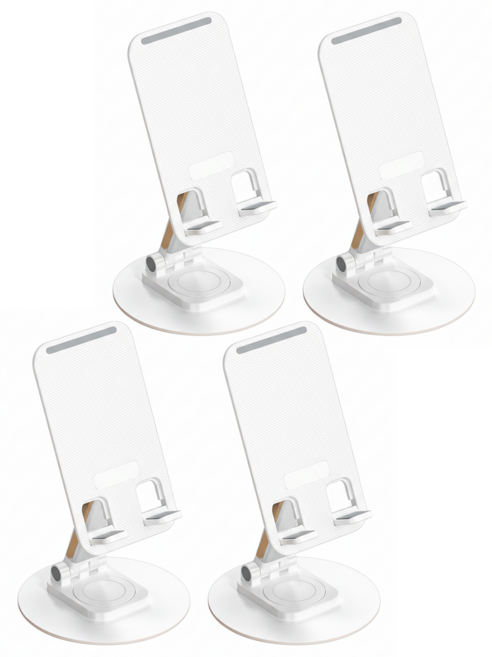 小麥購物 轉手機支架 G263 115g, 4個, 經典白