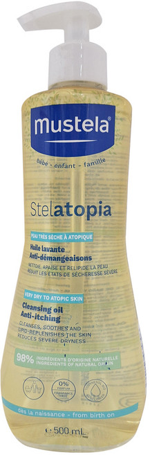 mustela 慕之恬廊 舒恬良舒緩沐浴油, 500ml, 1瓶