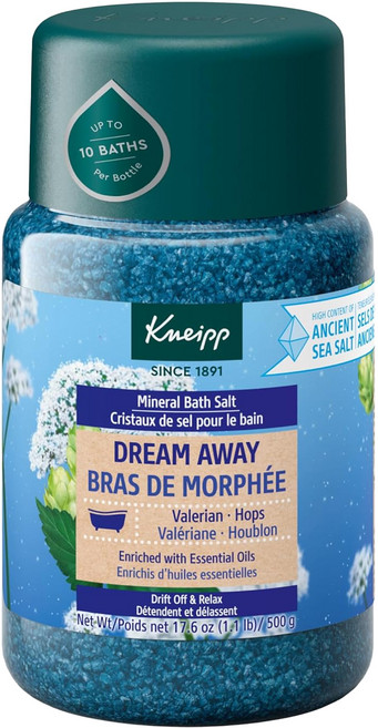 Kneipp 克奈圃 原始鹽泉浴鹽 纈草啤酒花, 500g, 1罐