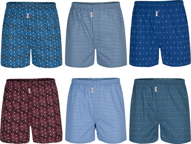 아날도바시니 남성용 통기성 트렁크 팬티 6p 세트 AB_MT9032