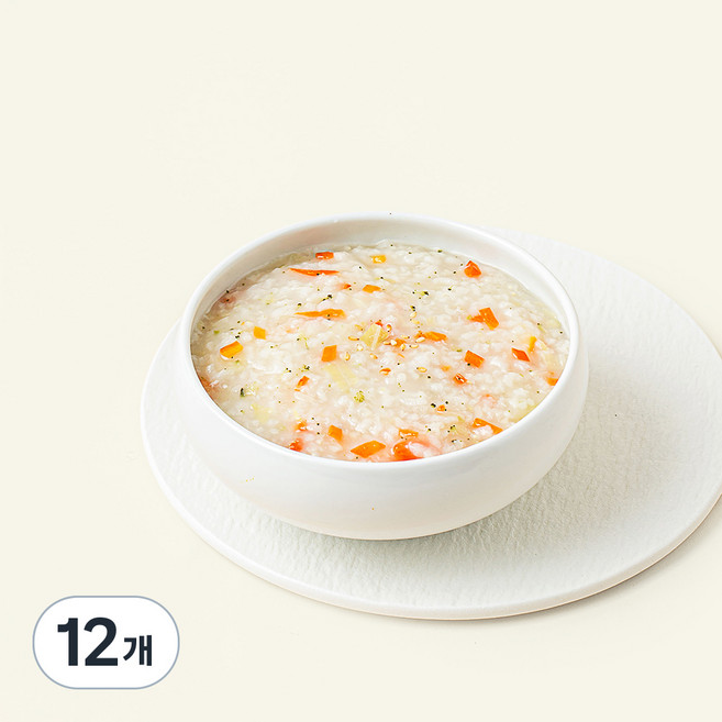 섬죽 유기농 인증 브로콜리야채죽 (냉장), 180g, 12개