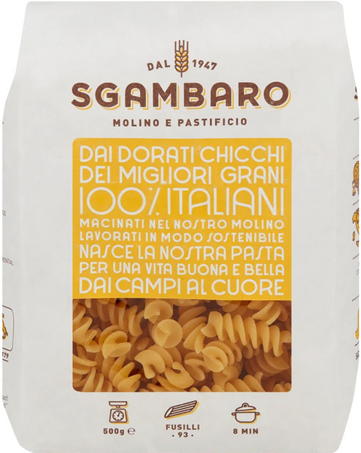 SGAMBARO 義大利螺旋麵, 1包, 500g