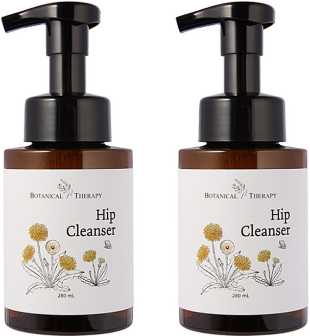 보타니컬테라피 엉덩이 클렌저 무향, 280ml, 2개