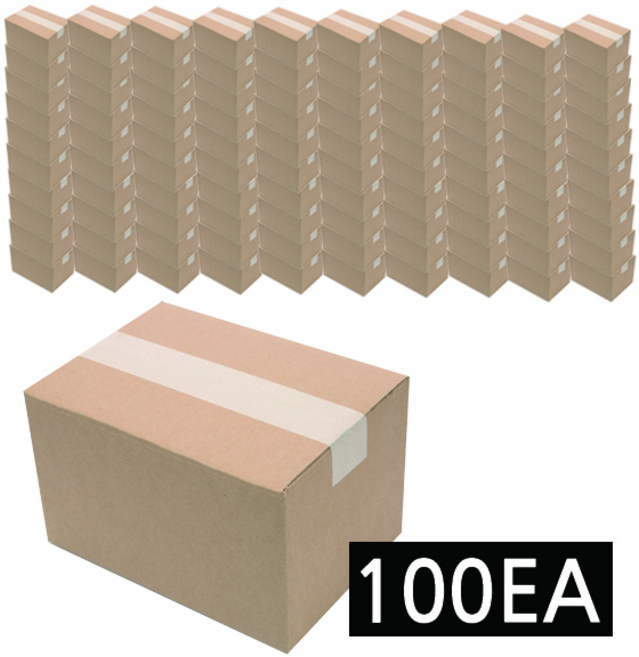 코멧 택배박스, 베이지, 100개