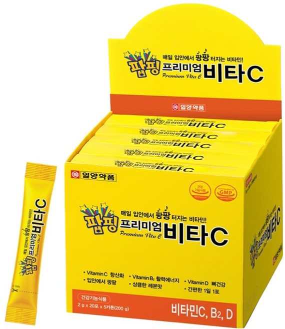 IL-YANG 一洋藥品 優質維他命C粉隨身包 100條入, 200g, 1盒
