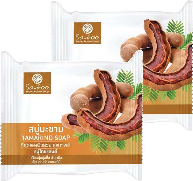 Saboo 草本手工皂 羅望子, 100g, 2顆