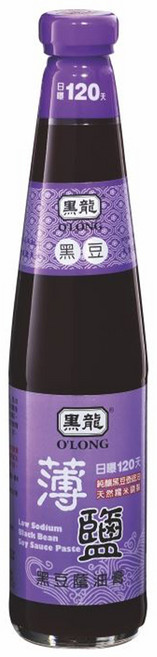 黑龍 薄鹽黑豆蔭油膏 120天日曝精釀 無麩質, 400ml, 1瓶