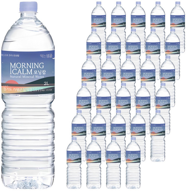 모닝캄 생수, 2L, 30개