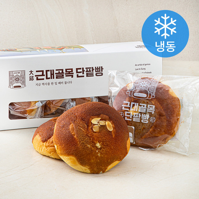 근대골목단팥빵 백설모카빵 (냉동), 90g, 5개입, 1개