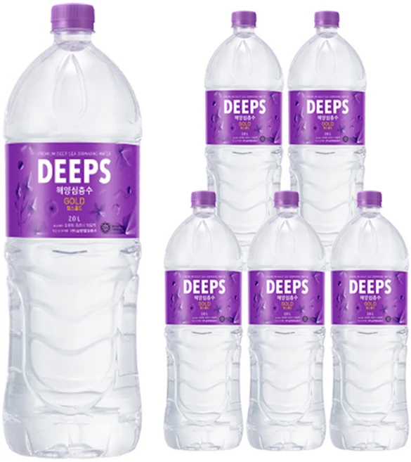 딥스 골드 해양심층수, 2L, 6개 - 쿠팡