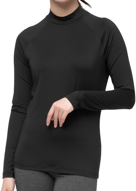 CARET 女款 涼感小立領長袖上衣