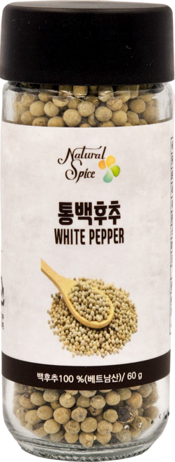 내츄럴스파이스 통백후추, 60g, 1개