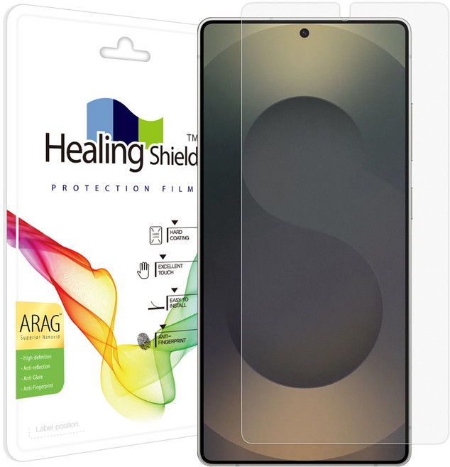 힐링쉴드 ARAG 고화질 저반사 액정보호필름 세트, 1세트