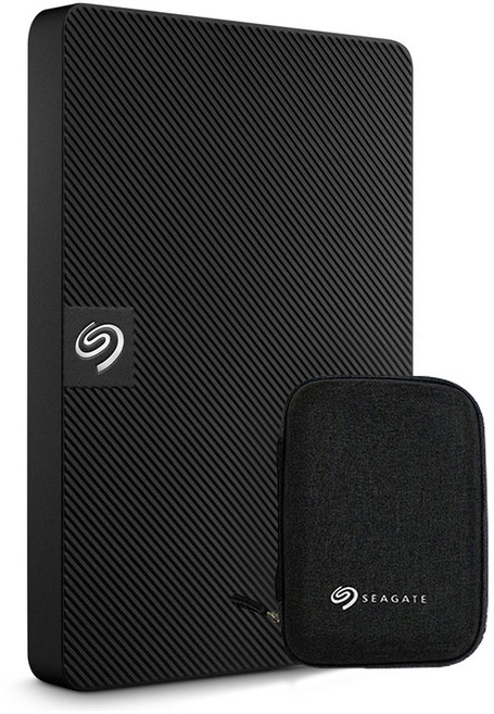 씨게이트 외장하드 Expansion 1TB STKM1000400+데이터복구+파우치, 블랙