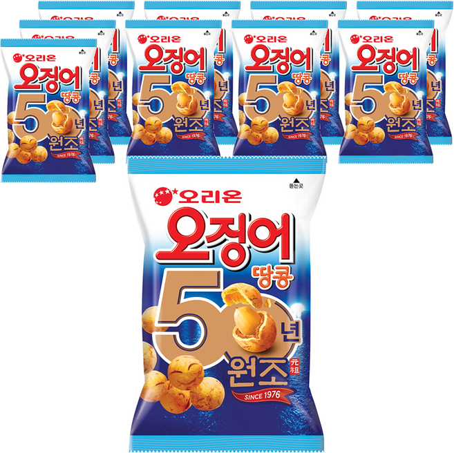 오리온 오징어 땅콩, 98g, 10개