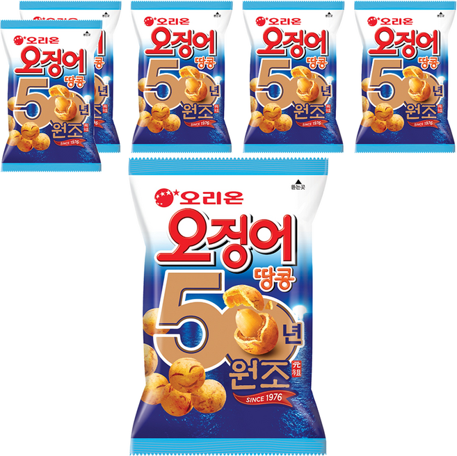 오리온 오징어 땅콩, 98g, 6개